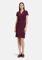 Cartoon Jerseykleid mit Raffung