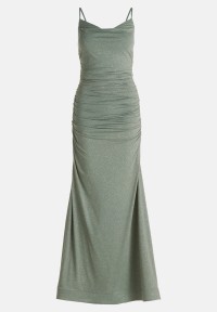 Vera Mont Abendkleid mit Wasserfallausschnitt