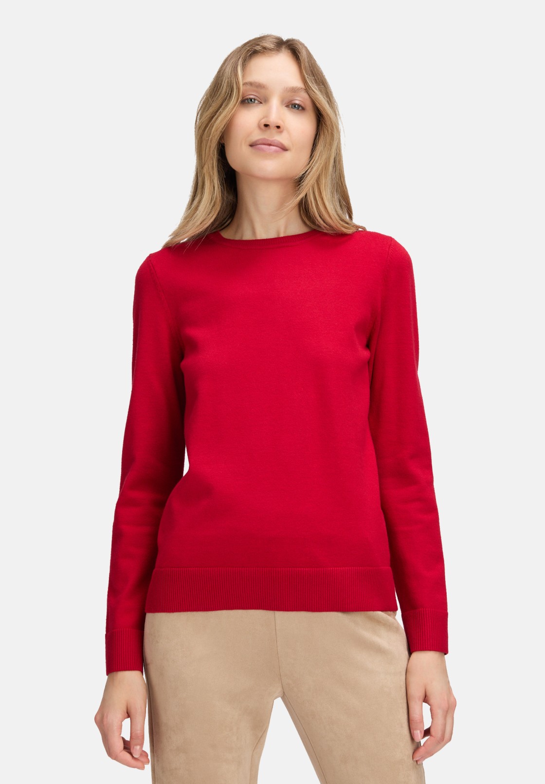 Betty Barclay Basic-Strickpullover mit Rundhalsausschnitt