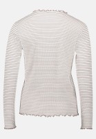 Cartoon Langarm-Shirt mit Kragen