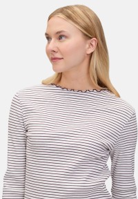Cartoon Langarm-Shirt mit Kragen