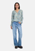 Cartoon Casual-Bluse mit Knöpfen