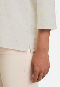 Cartoon Casual-Bluse mit Lurexfaden