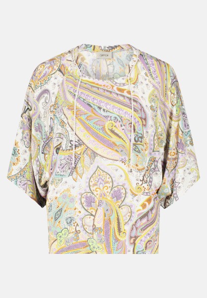 Cartoon Oversize-Bluse mit Muster