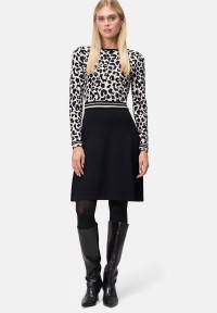 zero Strickkleid mit Leomuster | Betty Barclay