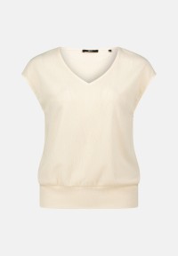 zero Plissee-Shirt mit V-Ausschnitt | Betty Barclay