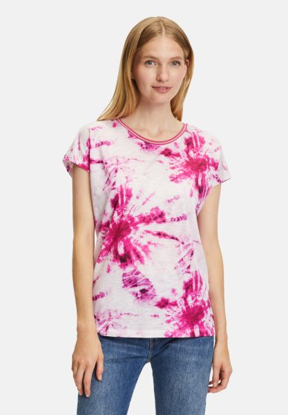 Cartoon Kurzarm-Shirt mit Rundhalsausschnitt