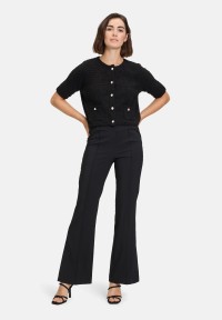 Vera Mont Strick-Cardigan mit Rundhalsausschnitt