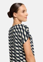 Betty Barclay Printshirt mit Wasserfallausschnitt