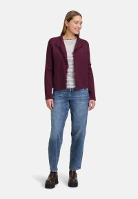 Cartoon Strick-Cardigan mit Fransen