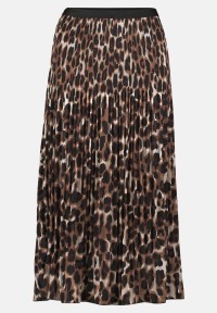 BETTY & CO Plisseerock mit Animalprint