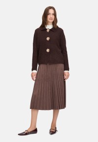 Cartoon Cardigan mit Kragen