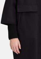 Betty Barclay Wollmantel mit Strickdetails