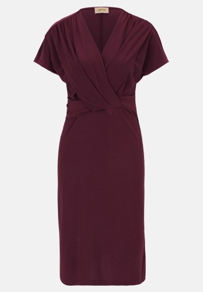 Cartoon Jerseykleid mit Raffung
