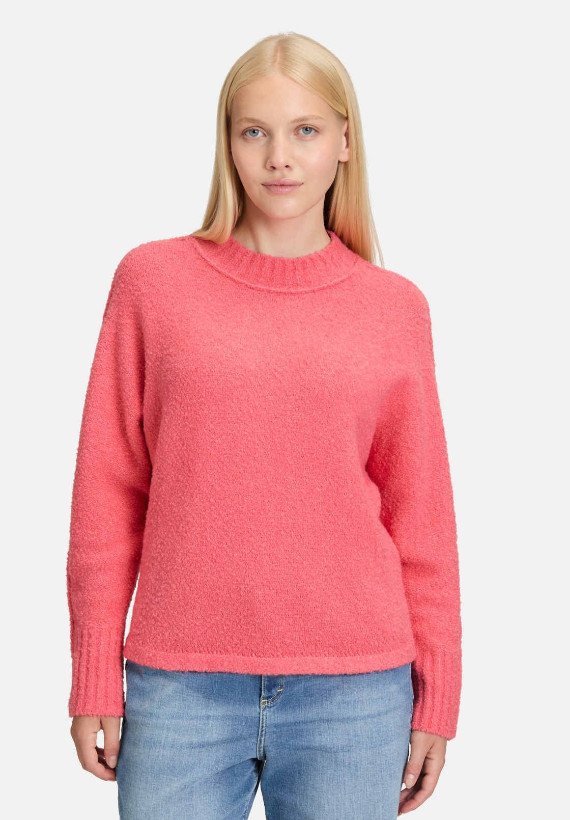 Cartoon Strickpullover mit Fledermausärmeln