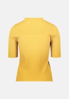 zero Feinstrickpullover kurzarm mit Rüschenkante | Betty Barclay