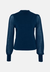 zero Strickpullover mit transparenten Ärmeln | Betty Barclay