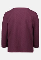BETTY & CO Strukturshirt mit Rundhalsausschnitt
