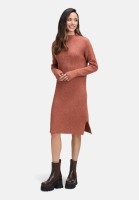 Cartoon Strickkleid mit Stehkragen