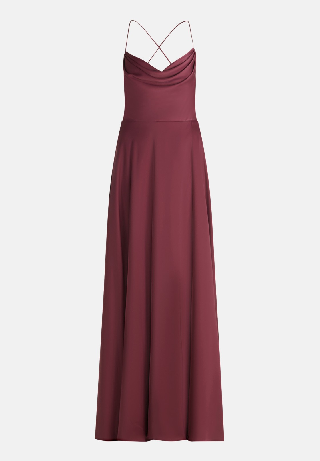 Vera Mont Abendkleid mit Wasserfallausschnitt