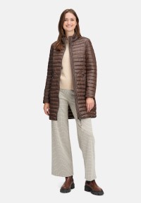 Cartoon Steppjacke mit Reißverschlusstaschen