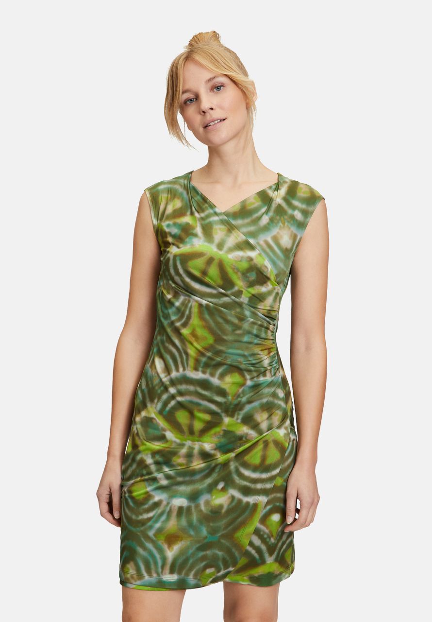 Cartoon Casual-Kleid ohne Arm