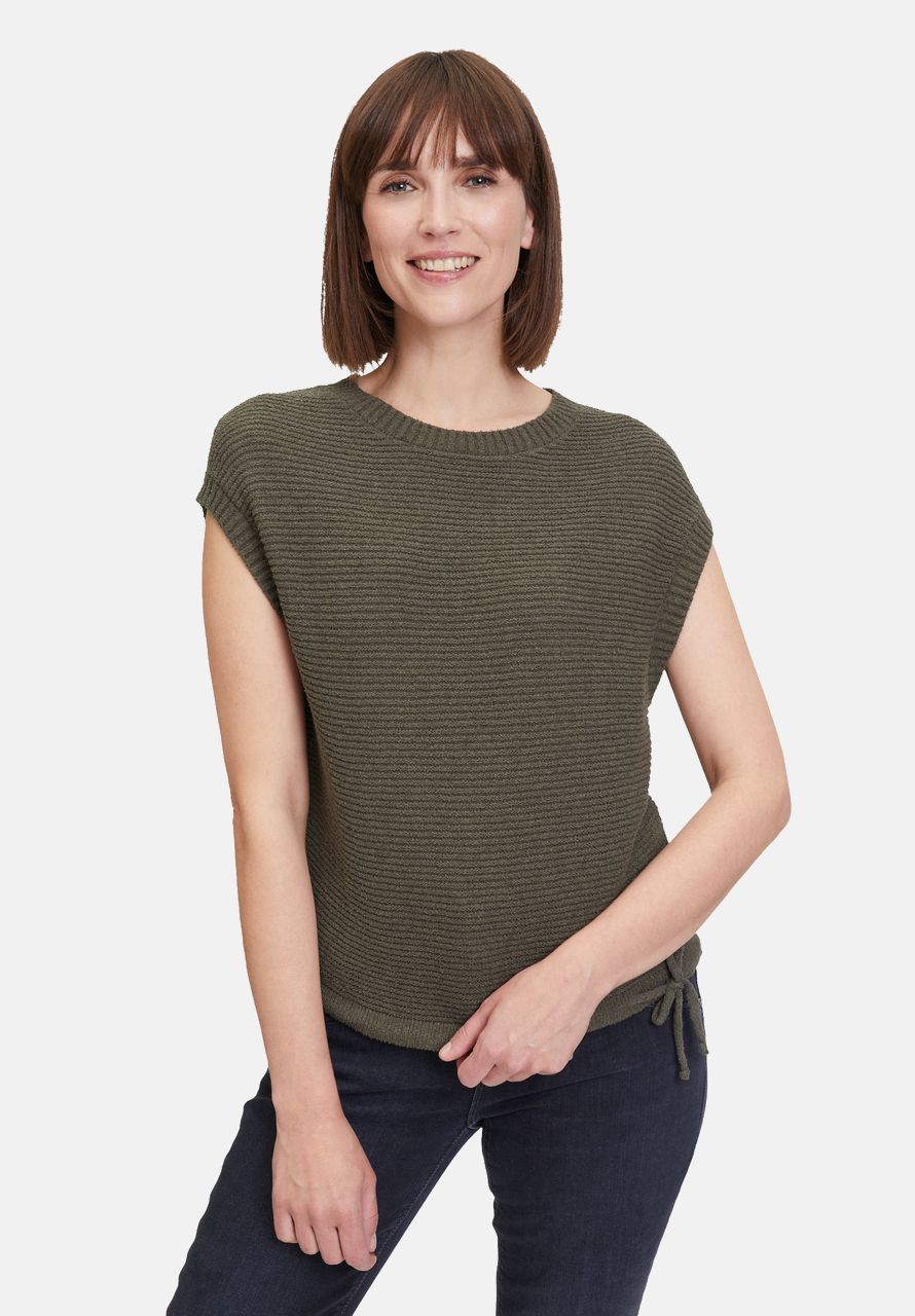 BETTY & CO Strickpullover ohne Arm