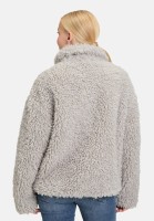 Amber & June Plüschjacke mit Stehkragen