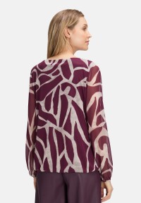 BETTY & CO Mesh-Shirt mit Gummizug