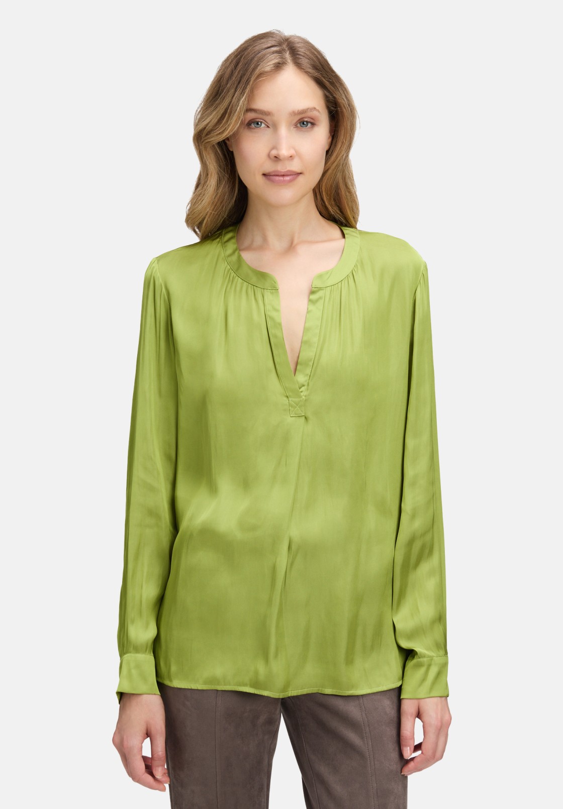 Betty Barclay Satin-Bluse langarm