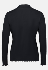 BETTY & CO Langarm-Shirt mit Rippenstruktur