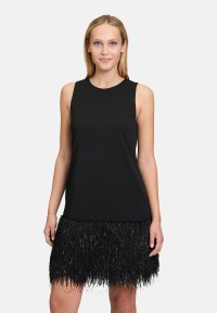 Vera Mont Abendkleid mit Fransen