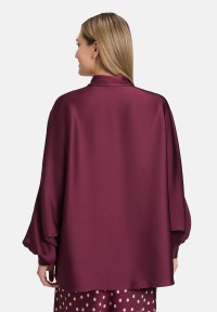 Vera Mont Satin-Bluse mit Kragen