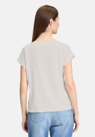 Cartoon Printshirt mit Ärmelaufschlag