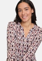 Cartoon Blusenshirt mit Muster