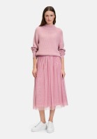 BETTY & CO Grobstrick-Pullover mit hohem Kragen