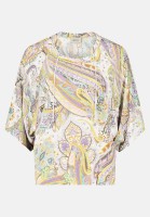 Cartoon Oversize-Bluse mit Muster