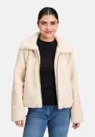 Amber & June Plüschjacke mit abnehmbarem Westenteil