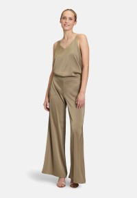 Vera Mont Satin-Bluse mit V-Ausschnitt