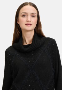 BETTY & CO Strickpullover mit Kragen