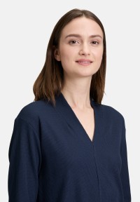 BETTY & CO Casual-Shirt mit V-Ausschnitt