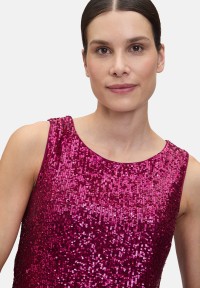 Vera Mont Pailletten-Top ohne Arm