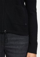 BETTY & CO Strick-Cardigan mit Reißverschluss