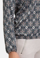 Cartoon Casual-Bluse mit Muster
