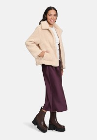 Cartoon Plüschjacke mit Kragen
