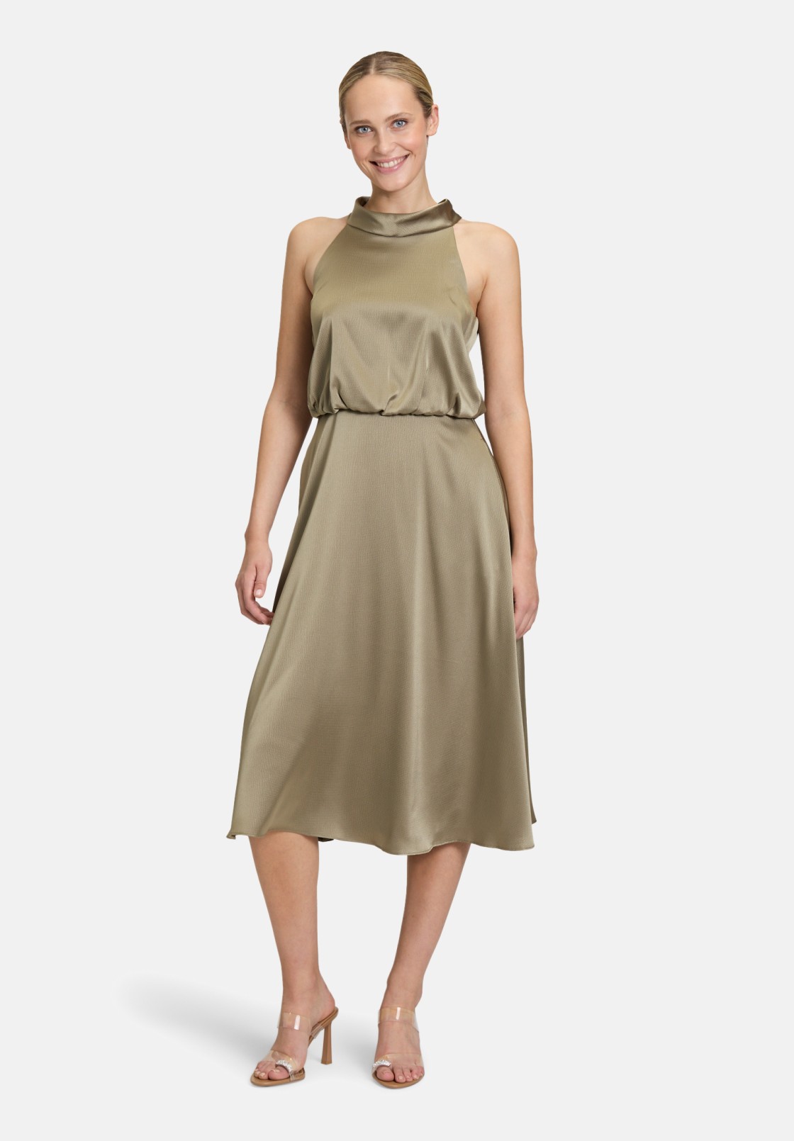 Vera Mont Cocktailkleid mit Stehkragen