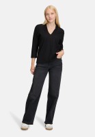 BETTY & CO Casual-Shirt mit V-Ausschnitt