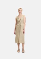 Cartoon Leinenkleid mit Cut-Outs