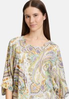 Cartoon Oversize-Bluse mit Muster