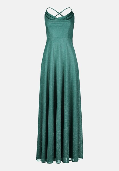 Vera Mont Abendkleid mit Wasserfallausschnitt